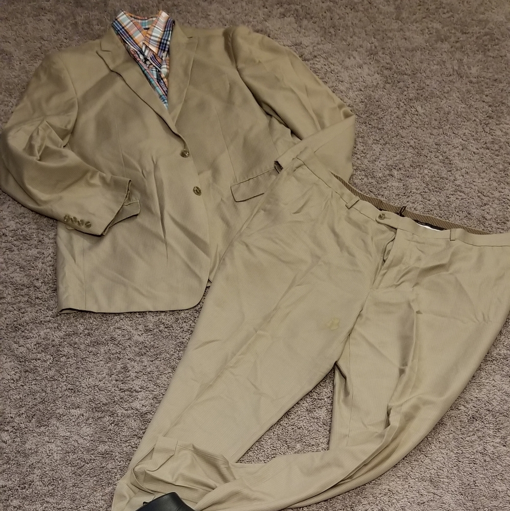 Tan Lineage Suit